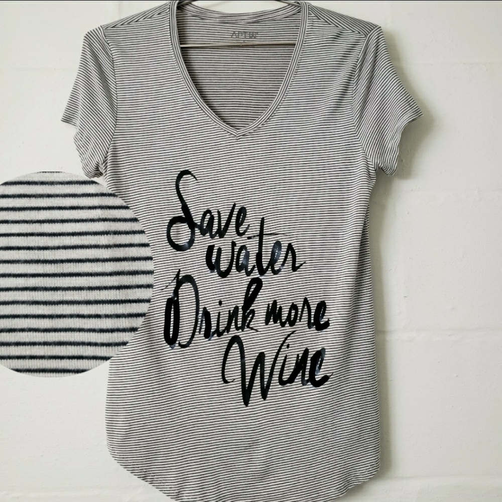 Soft striped t-shirt S